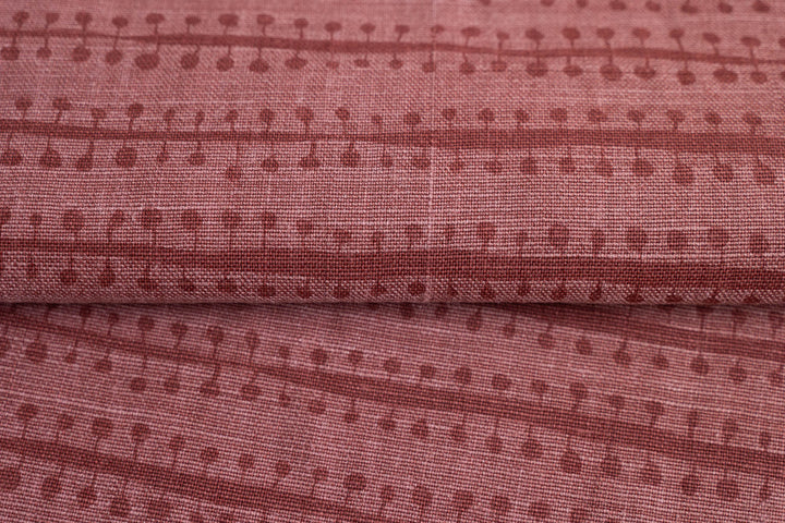 Buds in Rose on Rust Heavyweight
