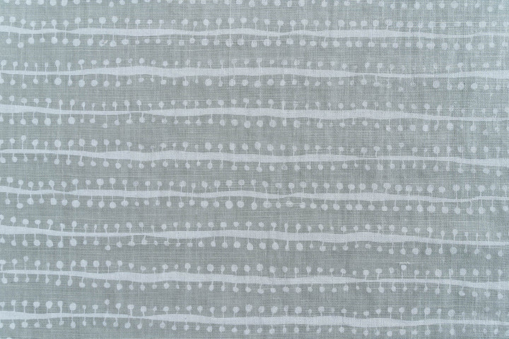 Buds in Soft White on Mint Heavyweight