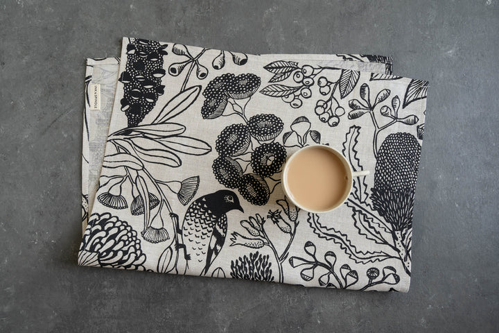 hand screen printed textile – australian made