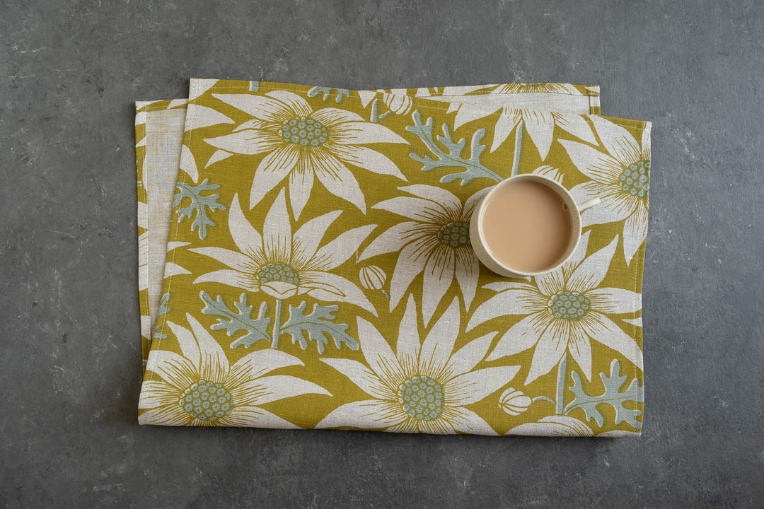 hand screen printed textile – australian made