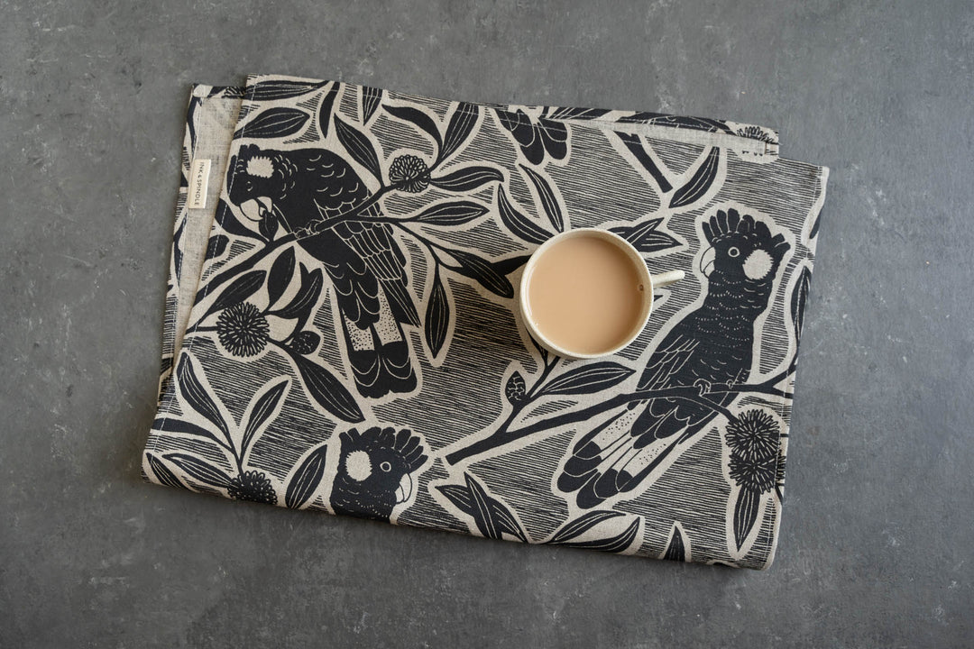 hand screen printed textile – australian made