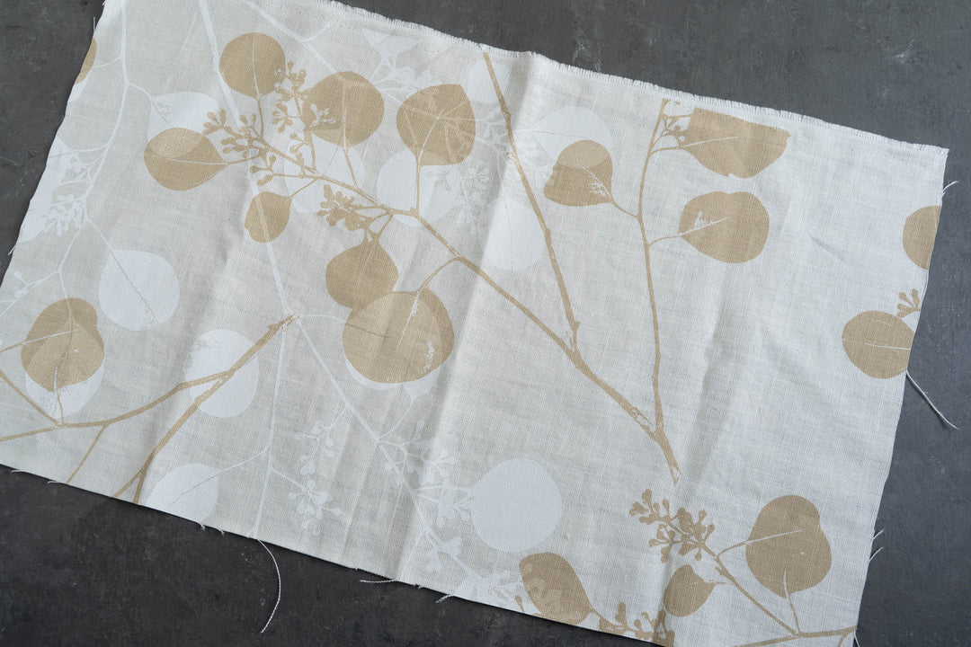 Remnant - Silver Dollar Gum in Almond & Snow on Off White Heavyweight