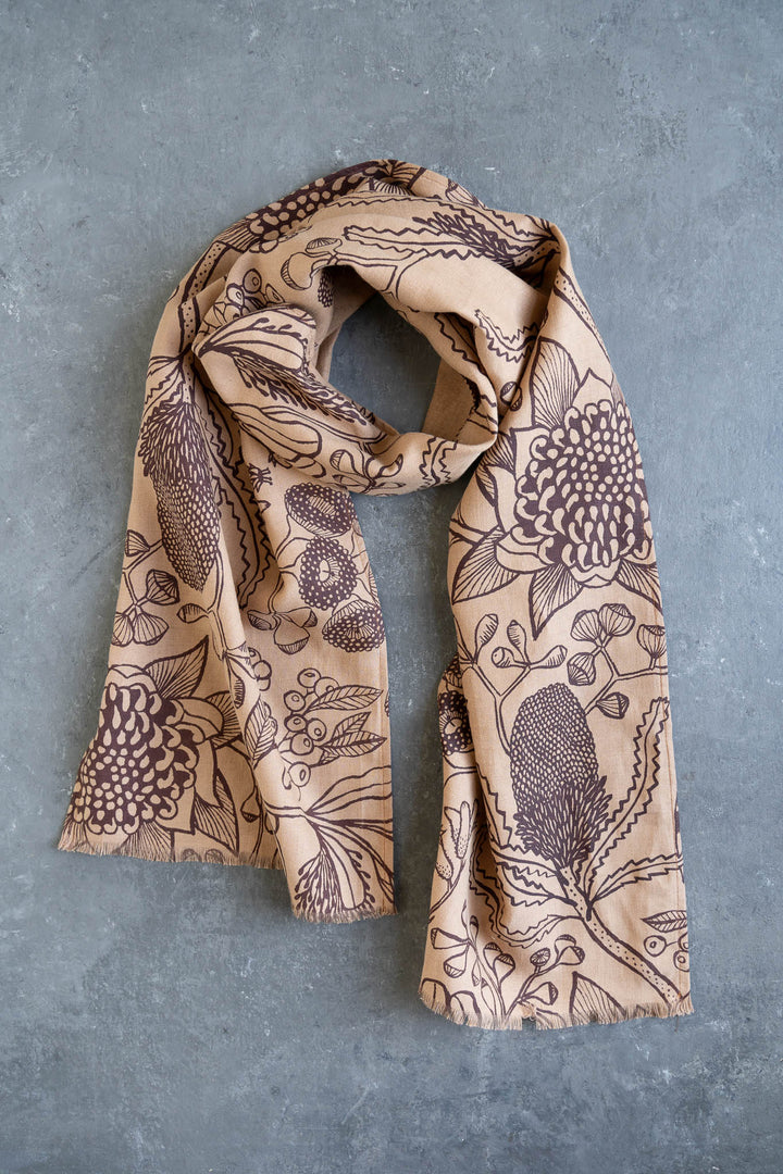 hand screen printed linen apparel – botanica design – australian made