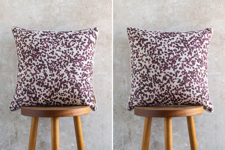 Cushion - Spotted Quoll in Davidson's Plum & Earth
