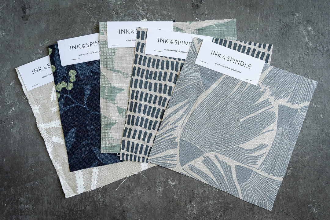 hand screen printed textile – australian made