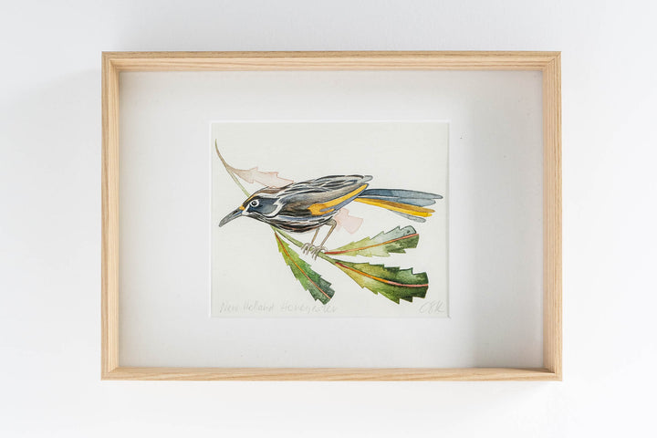 hand screen printed linen original art – australian made