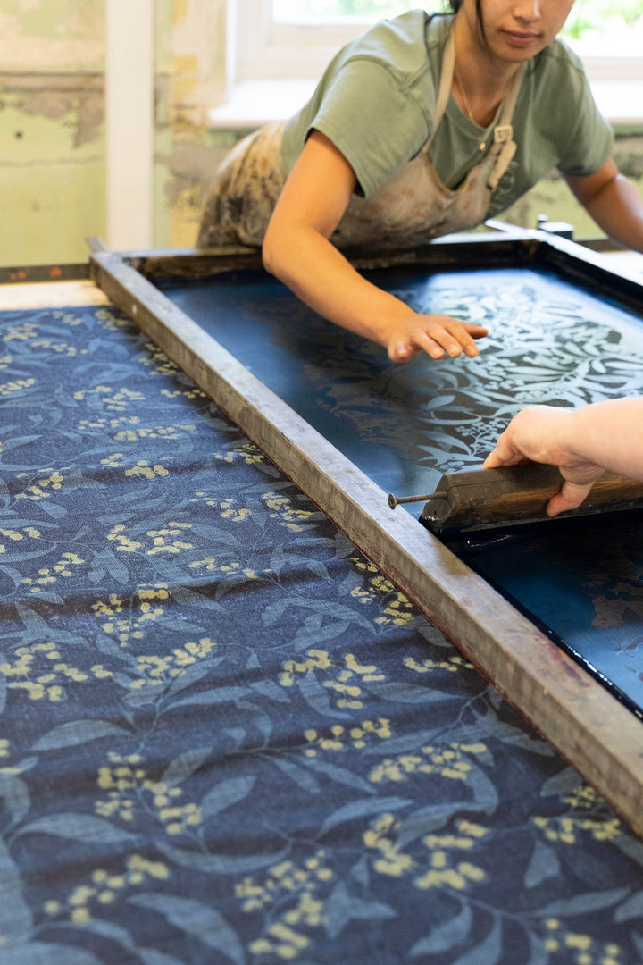 hand screen printed textile – australian made