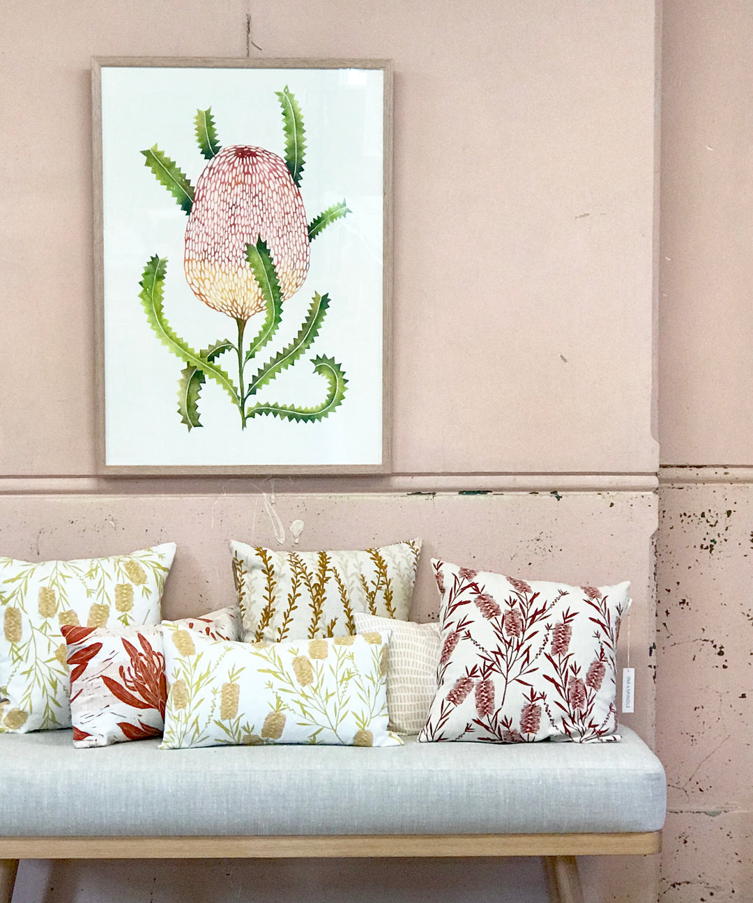 hand screen printed textile – australian made