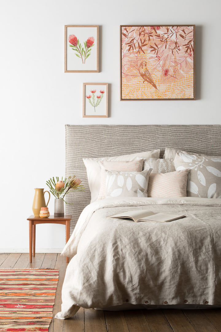 hand screen printed textile – australian made